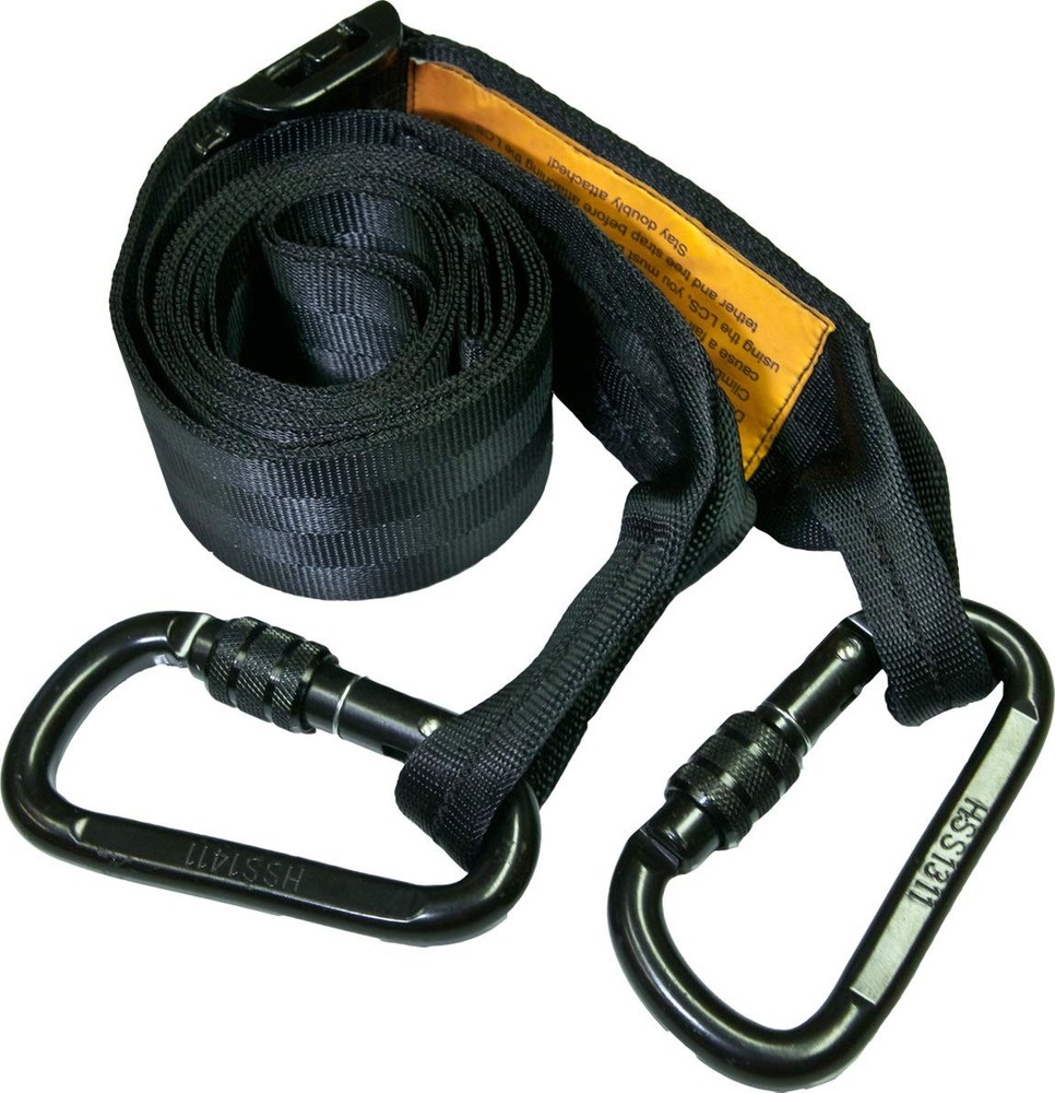 LCS Lineman's Climbing Strap, Black