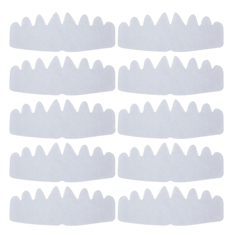 10Pcs Baseball Cap Liners Hat Sweat Liners For Cap Absorbent Octagonal Bands
