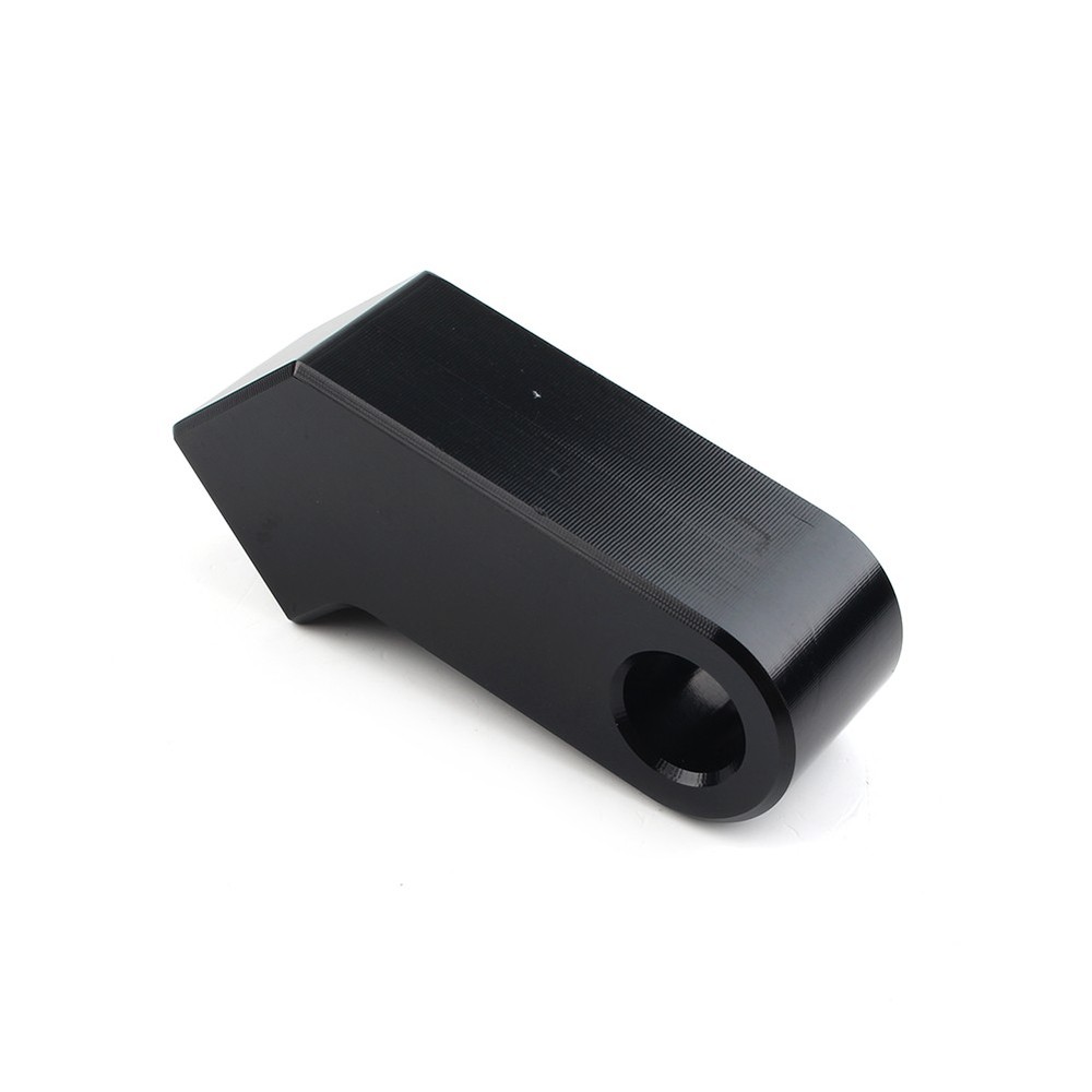 Black Headlight Mounting Block Bracket For Harley Custom Headlight Mount