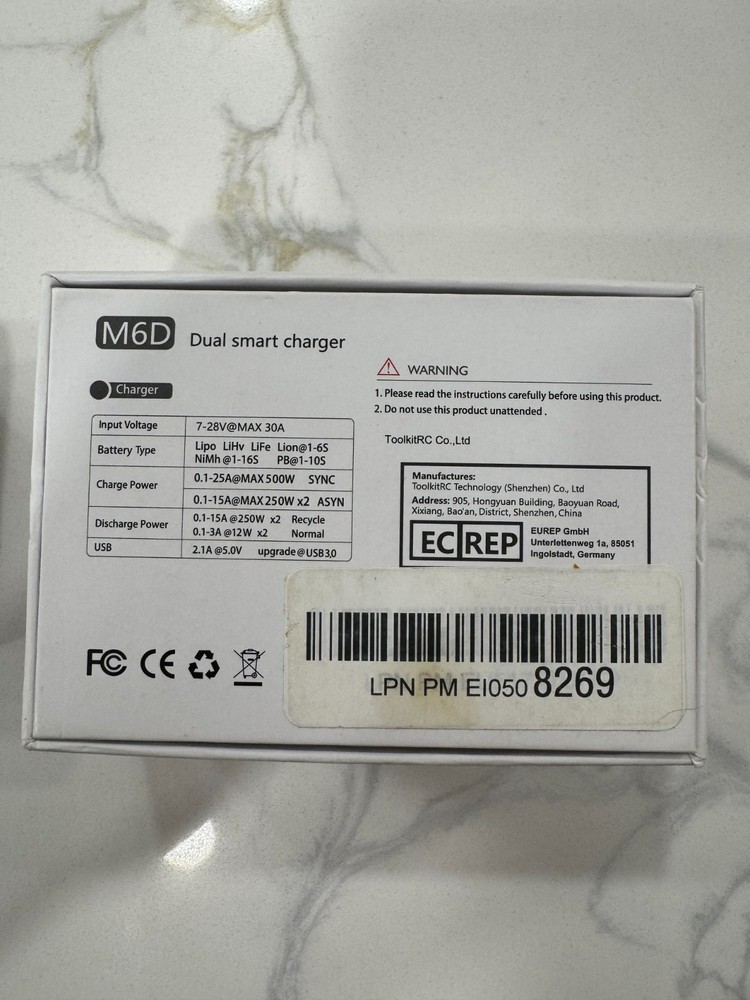 M6D Dual smart charger