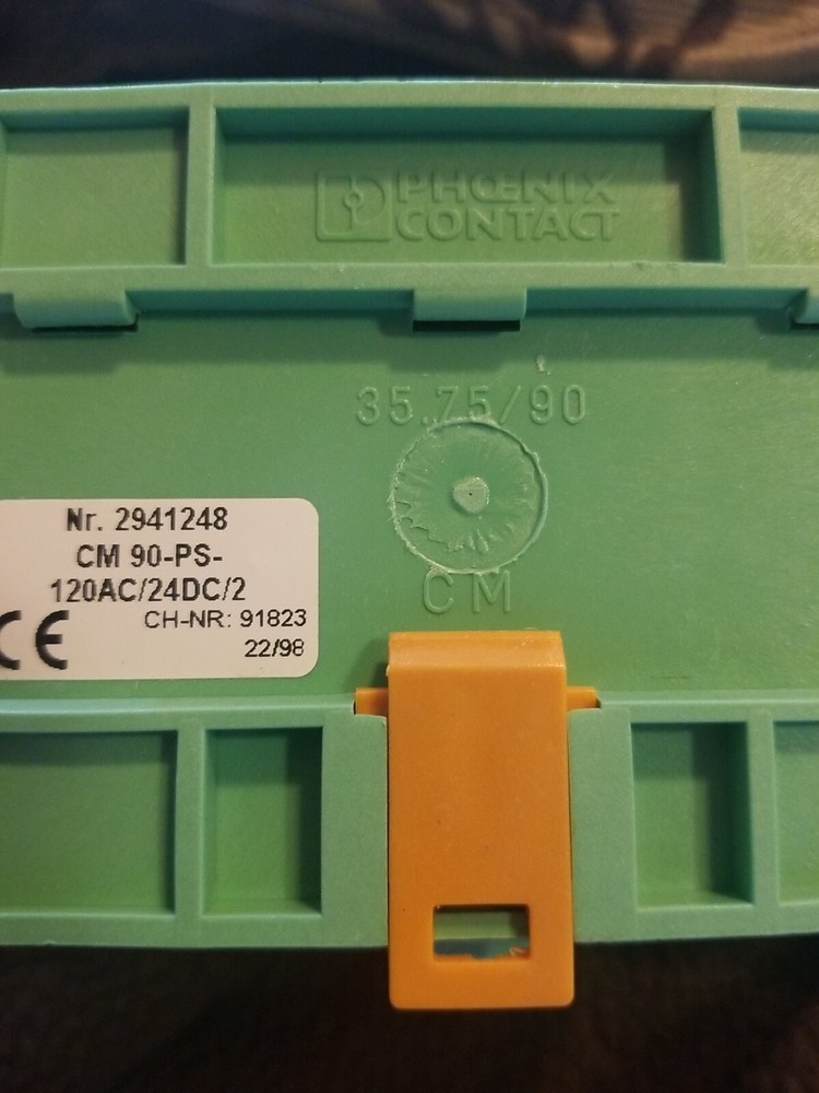 PHOENIX CM90-PS-120AC/24VDC POWER SUPPLY GUARANTEED SOLID STATE TRANSFORMER