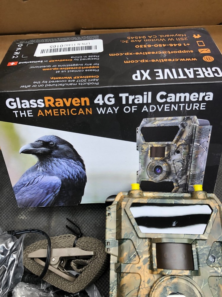 Glass Raven 4G Trail Camera creative xp