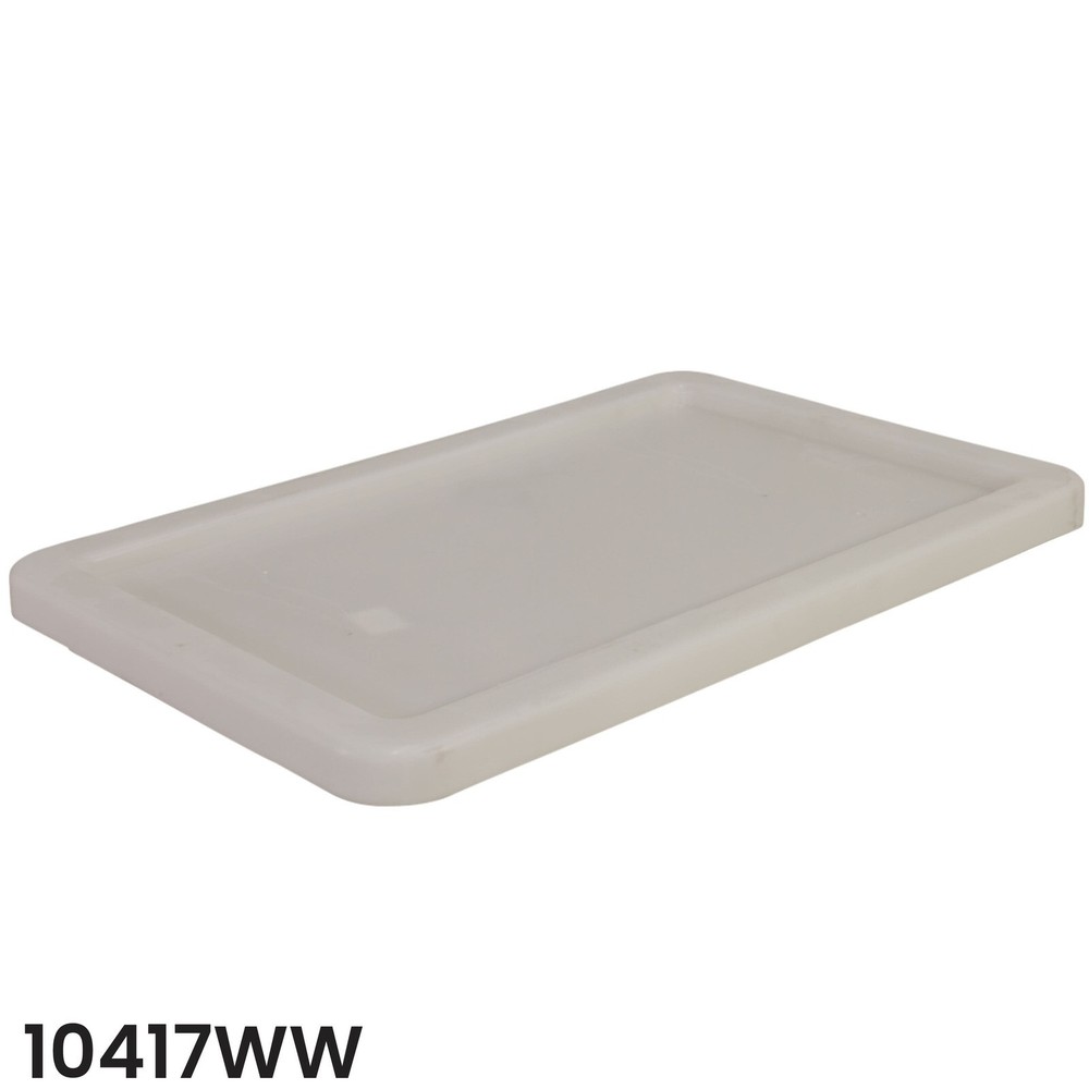 7 x Plastic Crate Lid -WHITE 10417WW