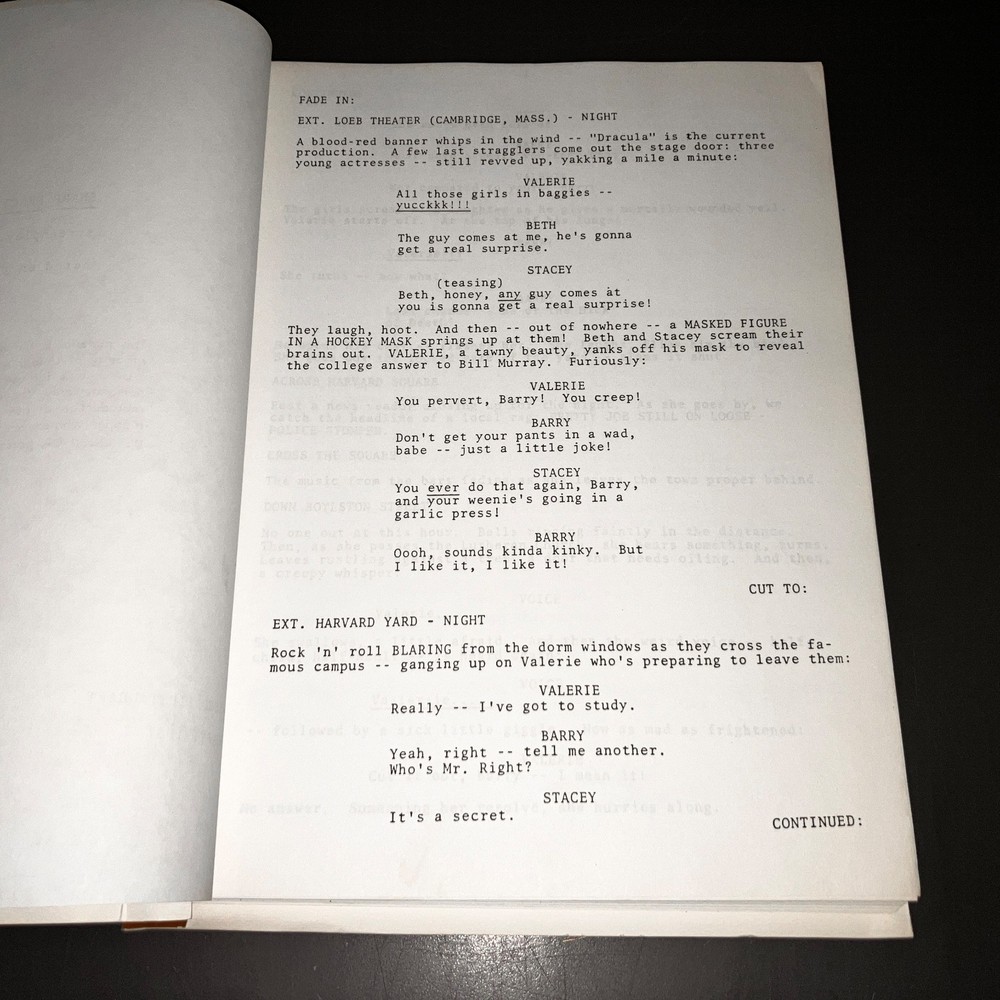 SHARP PRACTICE (1987) Rare Unmade Lawrence D. Cohen Script For John Farris Novel