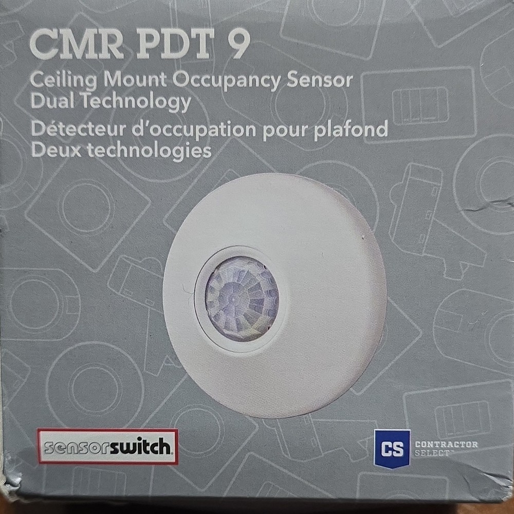 Sensor Switch CMR PDT 9 Passive Infrared Dual Technology PIR/Microphonics Sensor