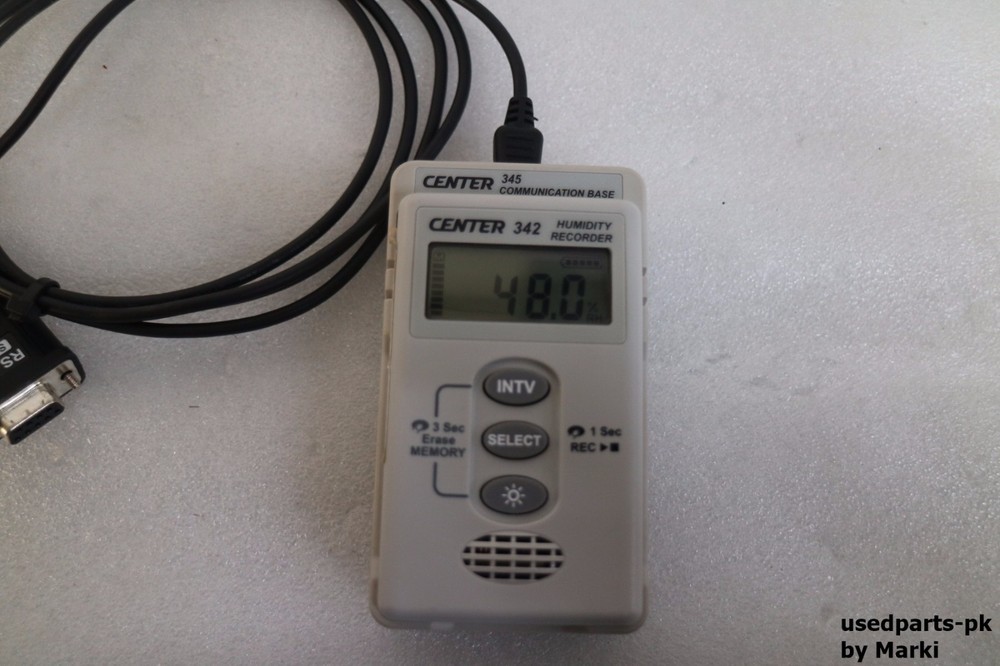 CENTER 342 HUMIDITY RECORDER & 345 COMMUNICATION BASE