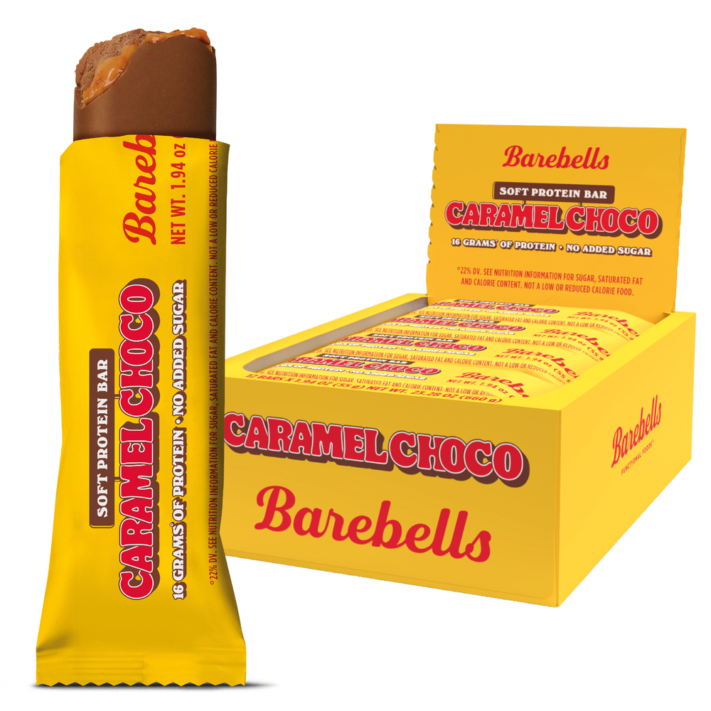 Barebells Soft Protein Bar Caramel Choco 12 Bars Barebell Bars Chocolate
