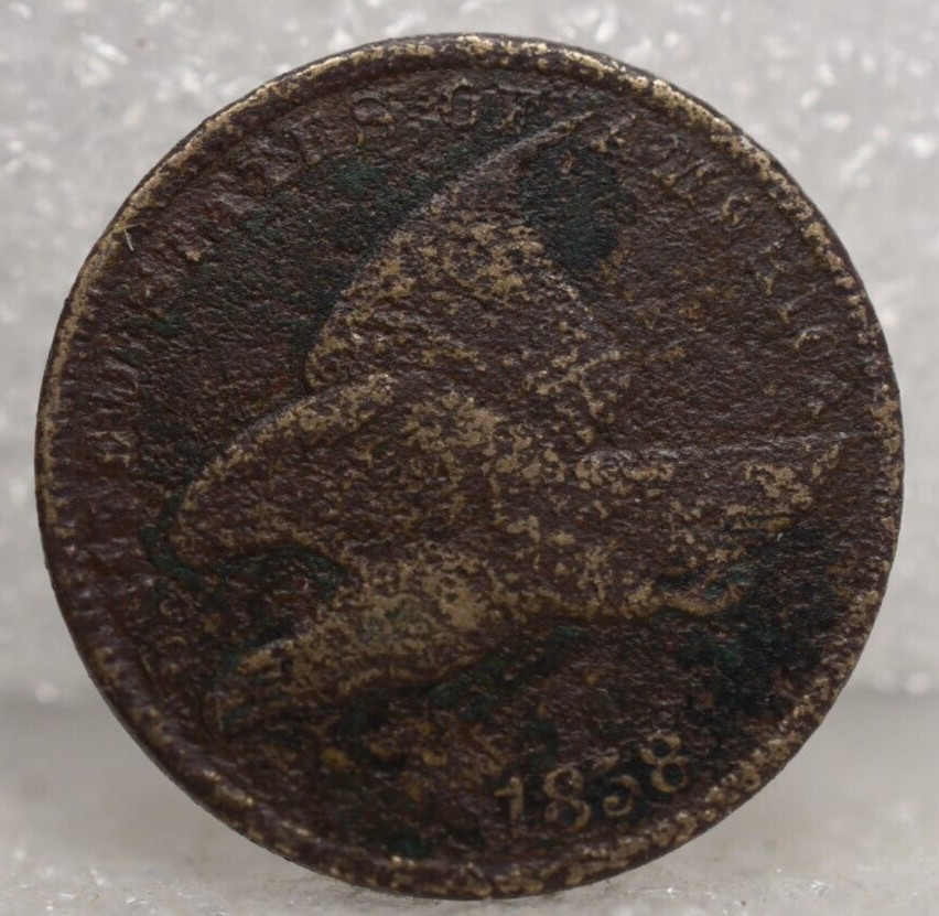 1858  FLYING EAGLE  Cent OLD