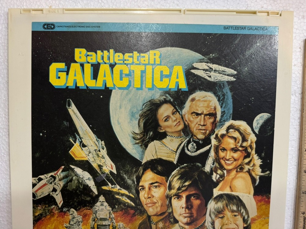 Vintage Battlestar Galactica CED Video Disk 1983