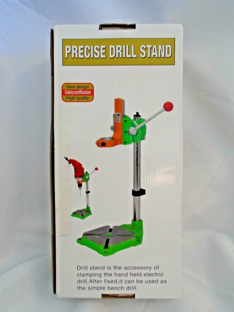High Precision Electric Power Drill Press Stand Table 0-90 Degree Rotating Frame