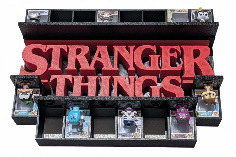 Stranger Things “Upside Down” Bitty Pop Display (Holds 16) 3D Printed