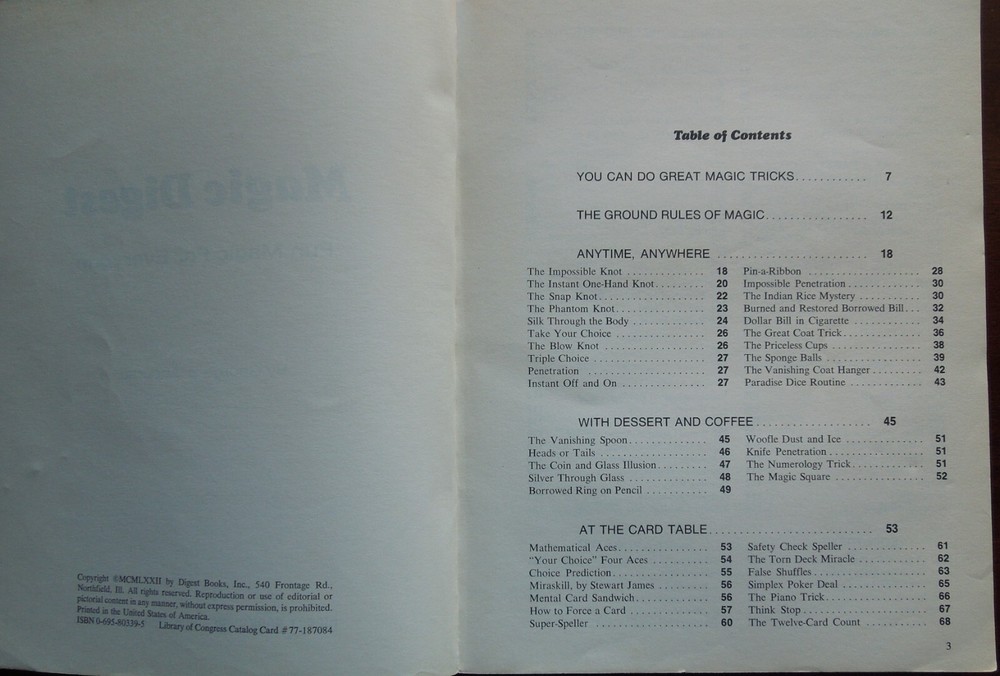 Magic Digest by George B Anderson