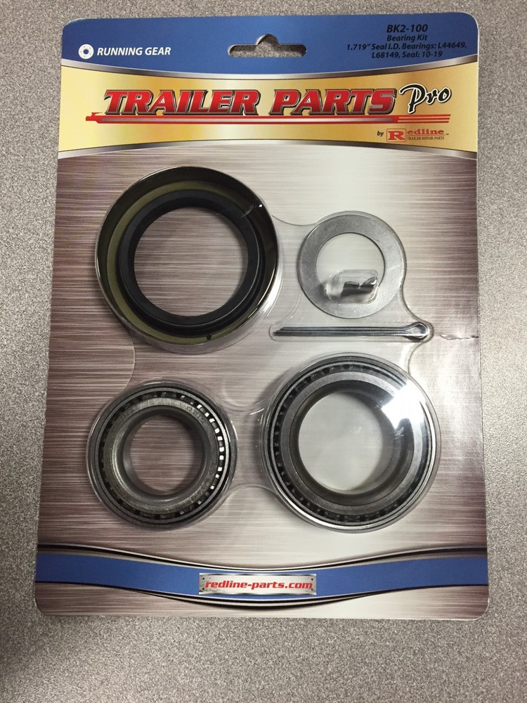 Bearing Kit for #84 Spindle -L44649/L68149 Bearings, 10-19 Double Lip Seal
