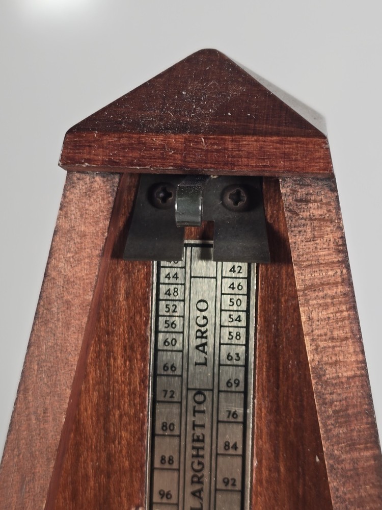 Seth Thomas Metronome Rhythm Windup Pyramid EUC