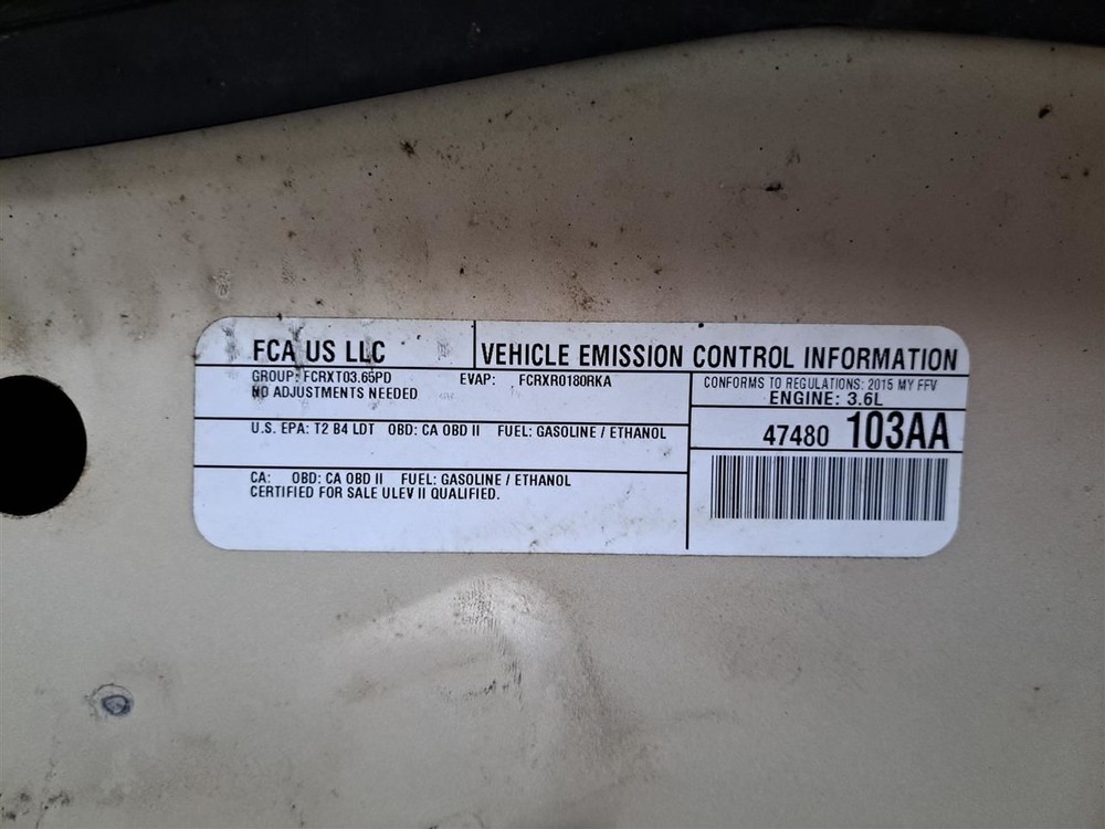 2015 Durango Brake Master Cylinder Sku#4173420