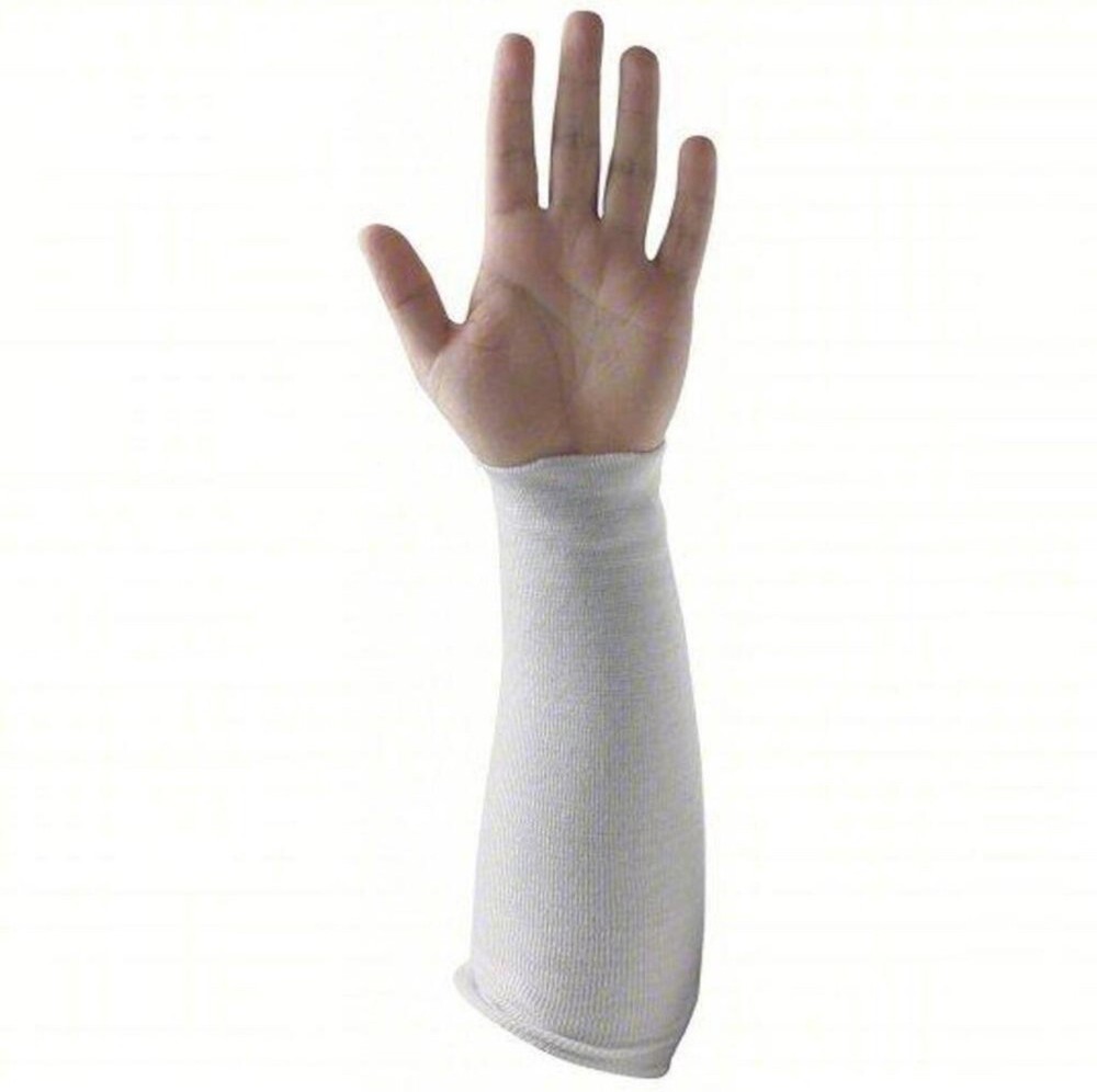 Grainger 3CZN2 100 Pk White Cut Resistant Sleeve.