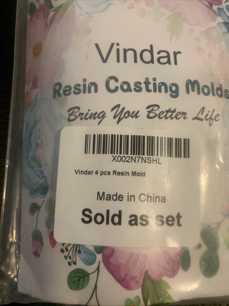 4 PC. Pink Resin Casting Molds NEW