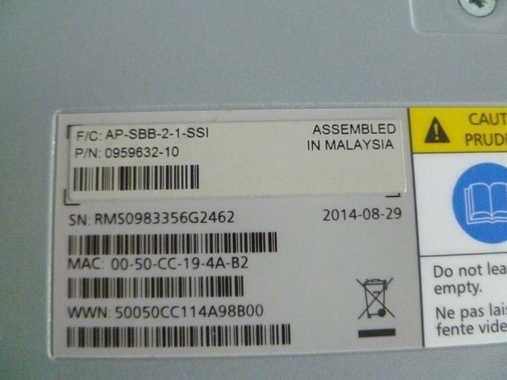 StorSimple AP-SBB-2-1-SSI 5000/7000 Storage Array Controller 0959632-10