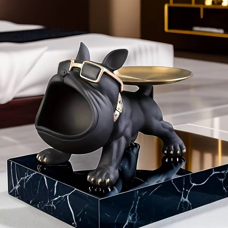 Bulldog Key Storage Ornament