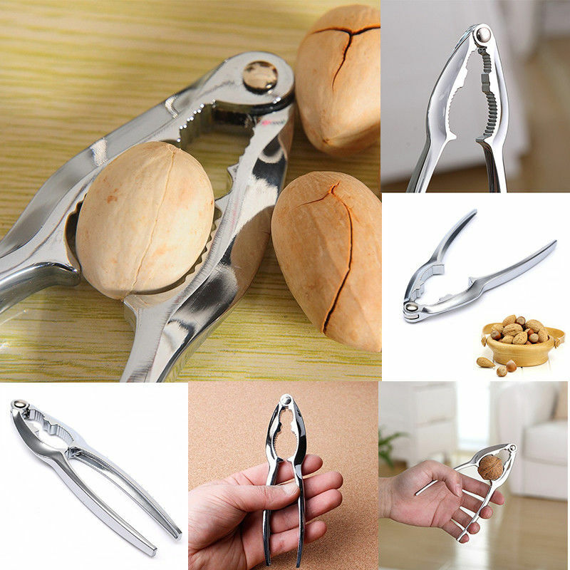 Stainless plier nut cracker shell walnut Crab seafood lobster nut cracker Tool