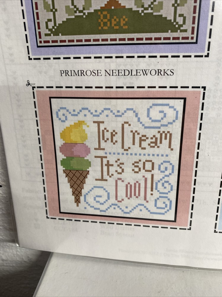 Hoffman 2009 Summer Showcase Cross Stitch Pattern Leaflet OOP