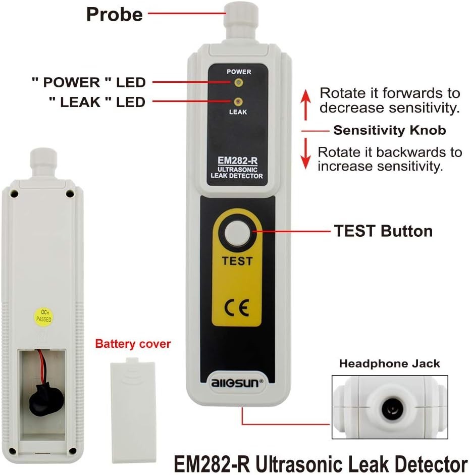 Efficient Leak Detection with Ultrasonic Pressure Transmitter & LED Indication
