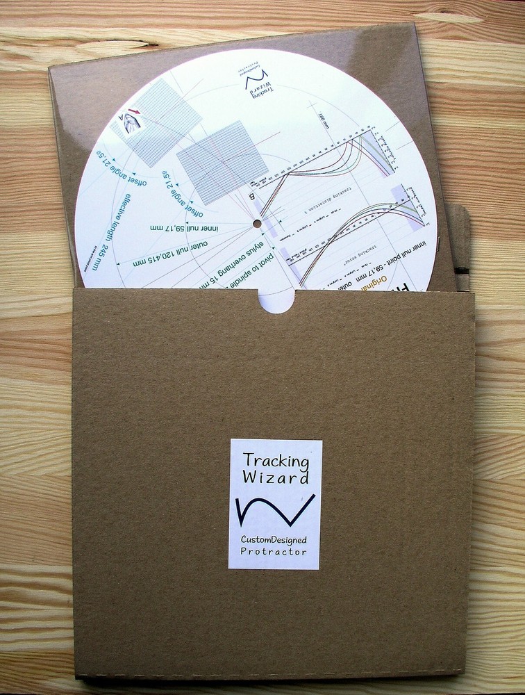 MoFi StudioDeck & UltraDeck Turntable Tonearm Cartridge Alignment Protractor