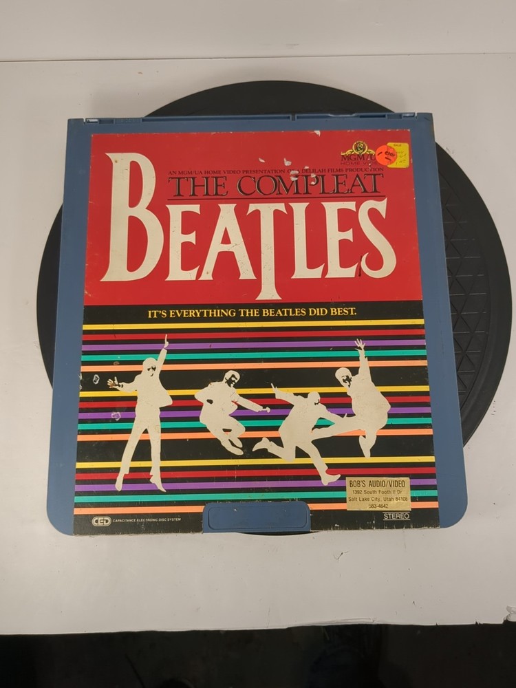 The Compleat Beatles Selectavision CED Disk MGM/UA