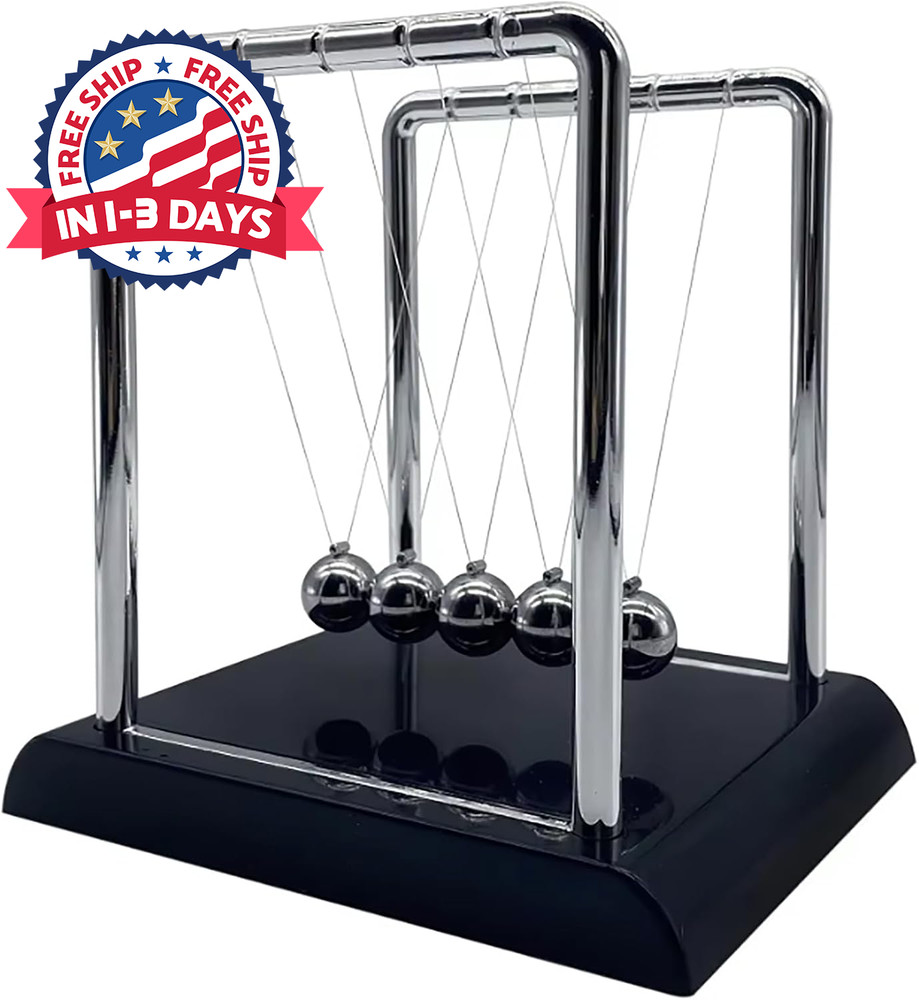 Bolas de equilibrio Newton Cradle Bolas de oscilación de péndulo