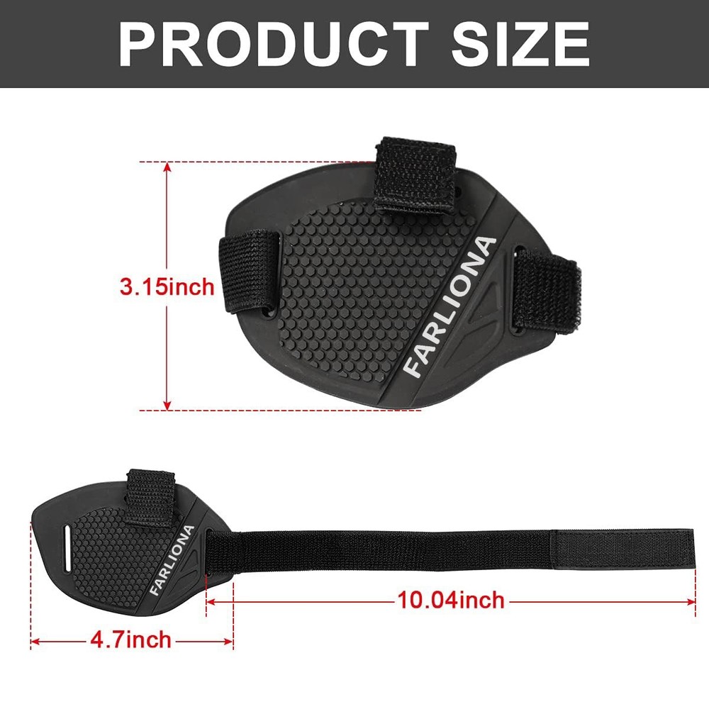 Motorcycle Gear Shift Shoe Protector Boot Cover Black