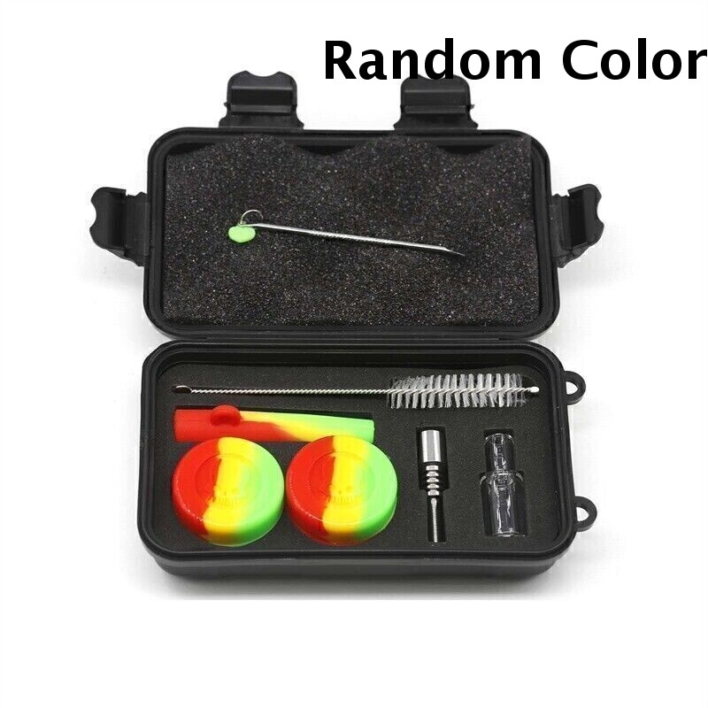 1 Pack Silicone Pipe Set with Assorted Tools and Accessories Random Color