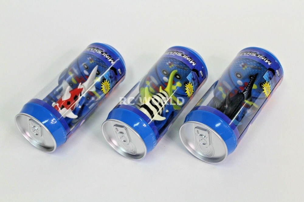 Remote Control RC Micro SHARK Robo Fish MINI SHARK Aquarium Toy -STRIPE-