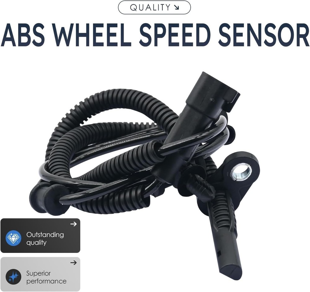 2Pcs Rear Left and Right Abs Wheel Speed Sensor Compatible with Ram 1500