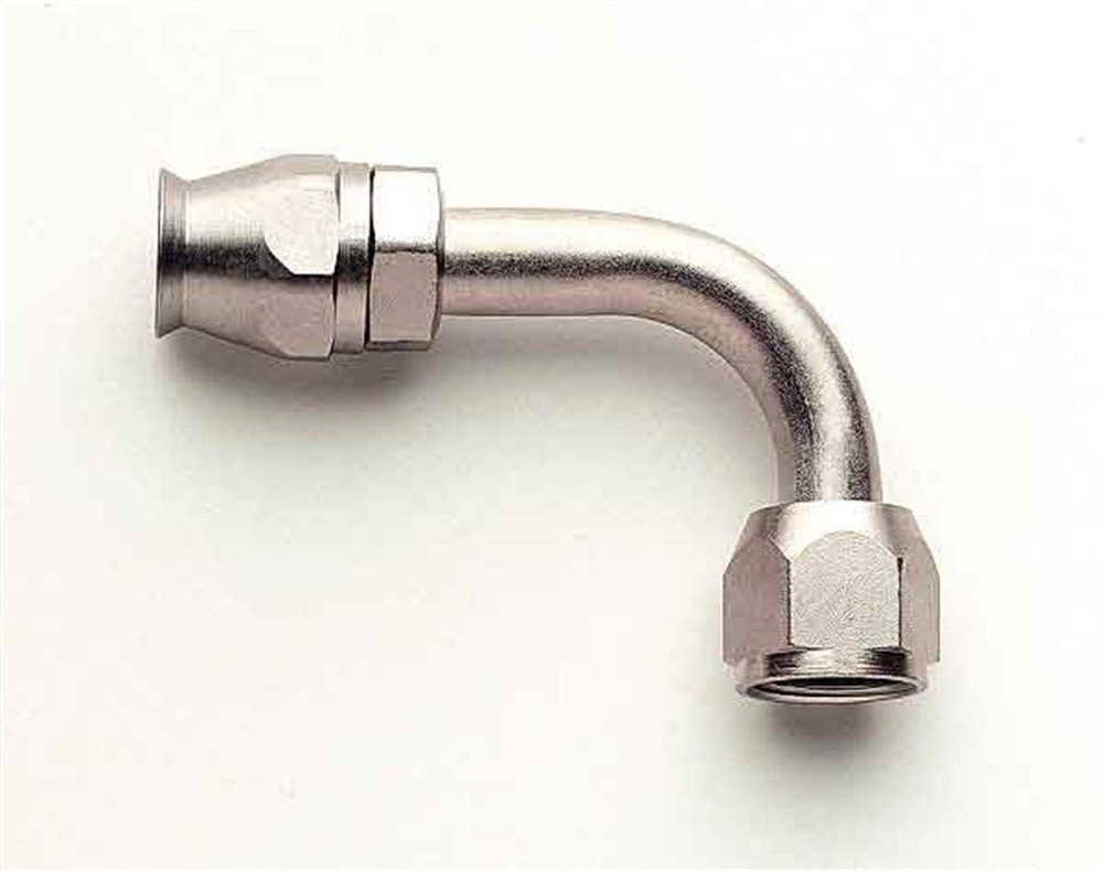 FCE1732 NickelPlated Steel 06AN A/C 90Degree Female ORing Pilot