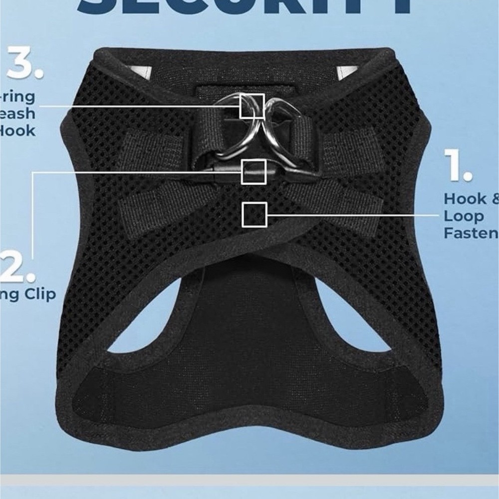 Voyager Reflective Adjustable Mesh Soft/Vest Dog Harness with Leash