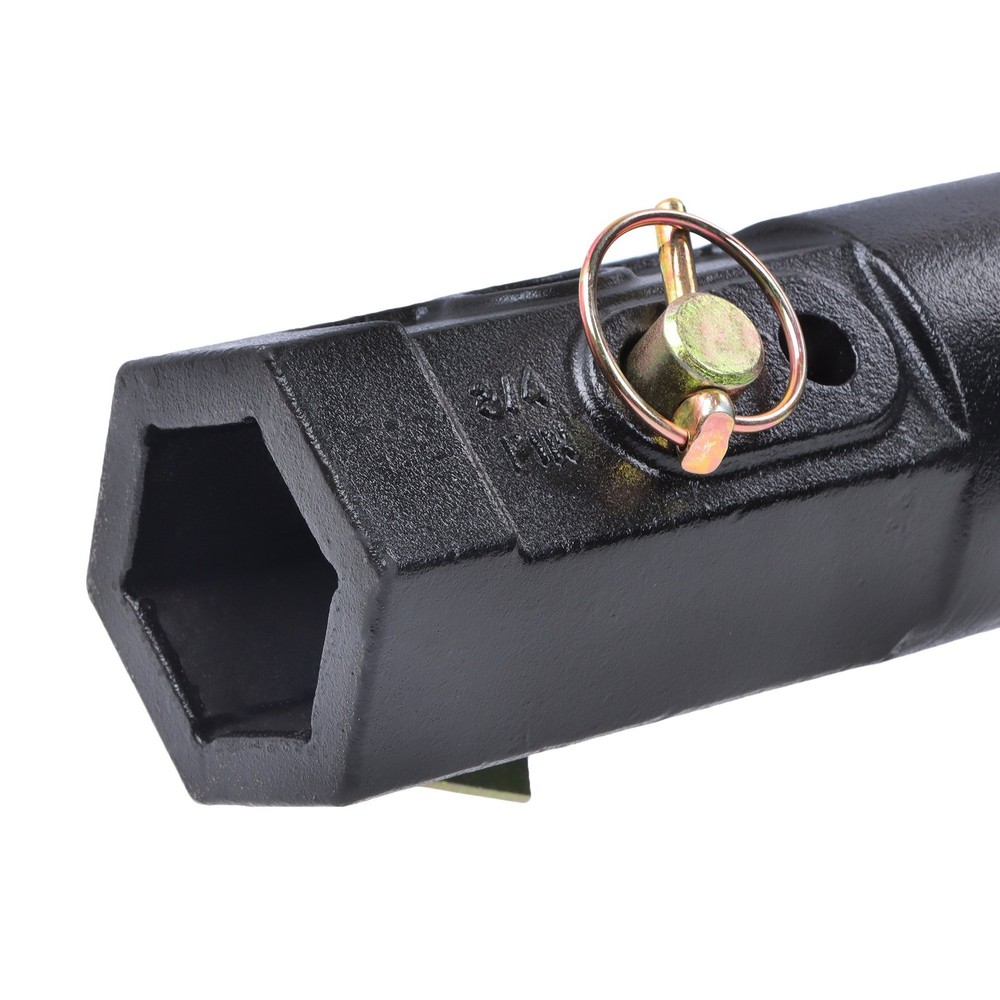 Attachments 12" x 48" Auger Bit for Post Hole Digger, 2" Hex Connect