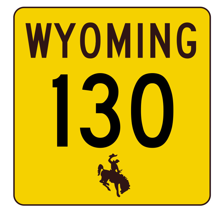 Wyoming Highway 130 Sticker Decal