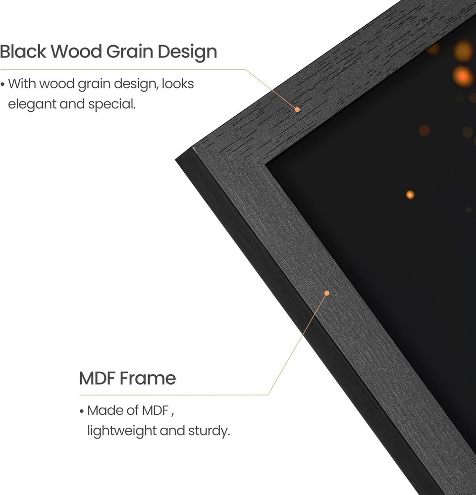 11x17 Black Wall Gallery Picture Frame 1 Pack