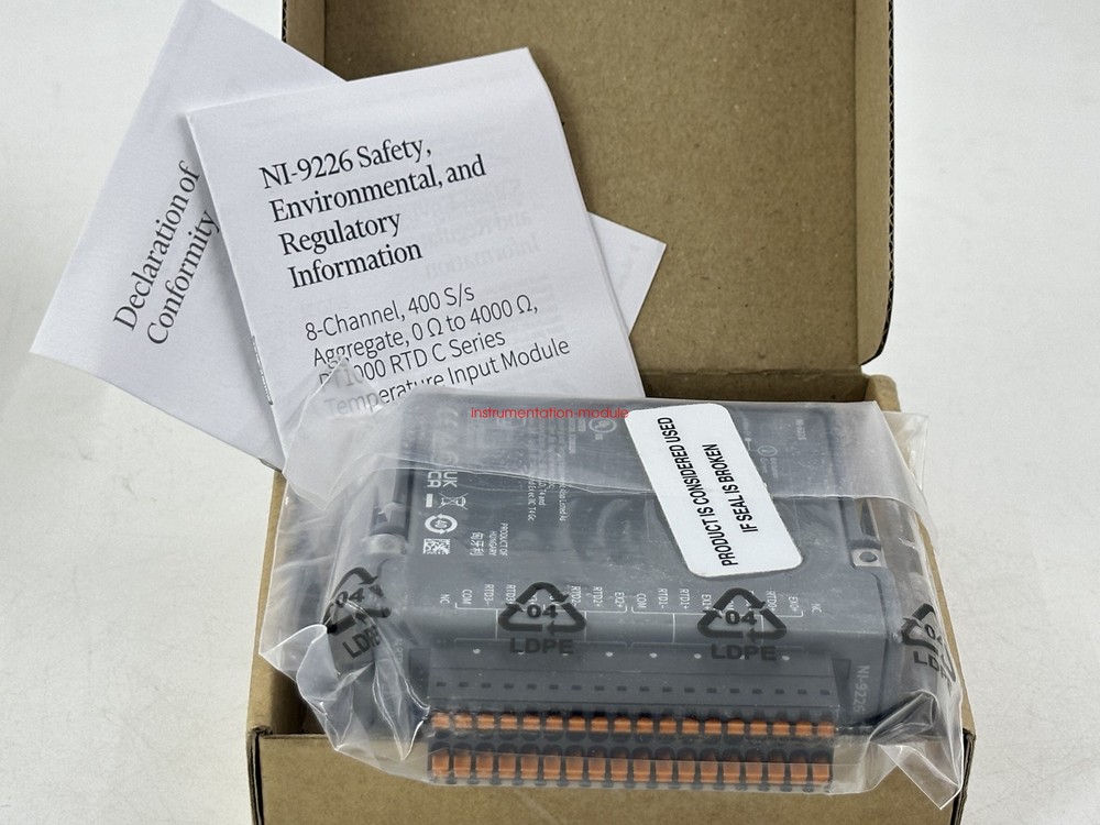 NI 9226 cDAQ Temperature / 8-Ch C Series RTD Input Module Test passed spot