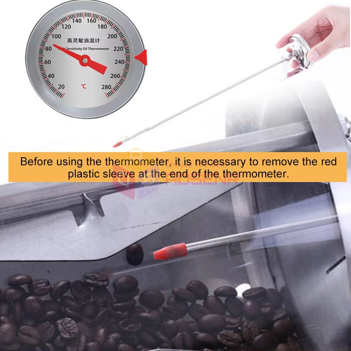 Electrical Heating Coffee Roasting Machine Electric Power Heating Coffee Roaster