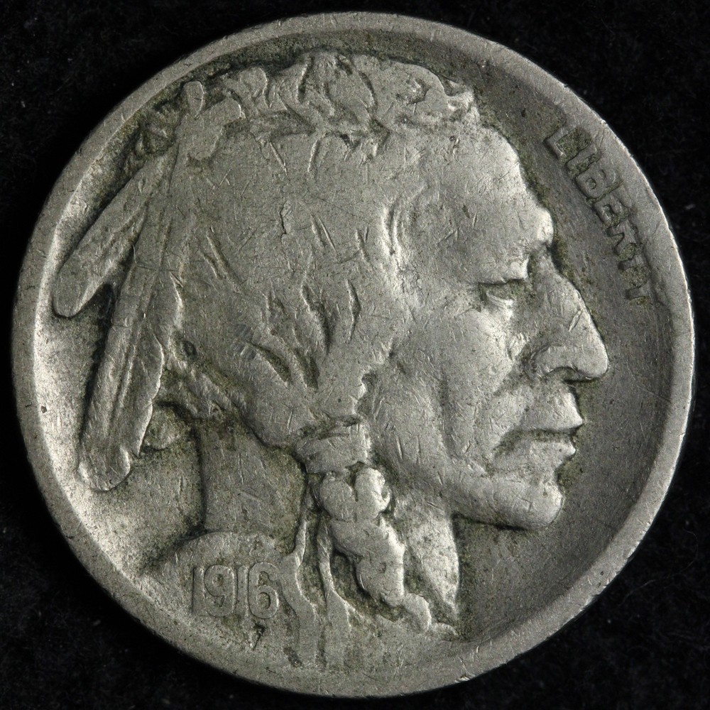 1916-S Buffalo Nickel FINE E169 GJCE