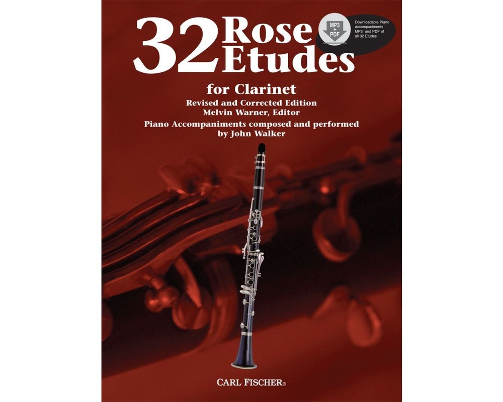 WF85 - 32 Rose Etudes For Clarinet Includes Online MP3 & PDF