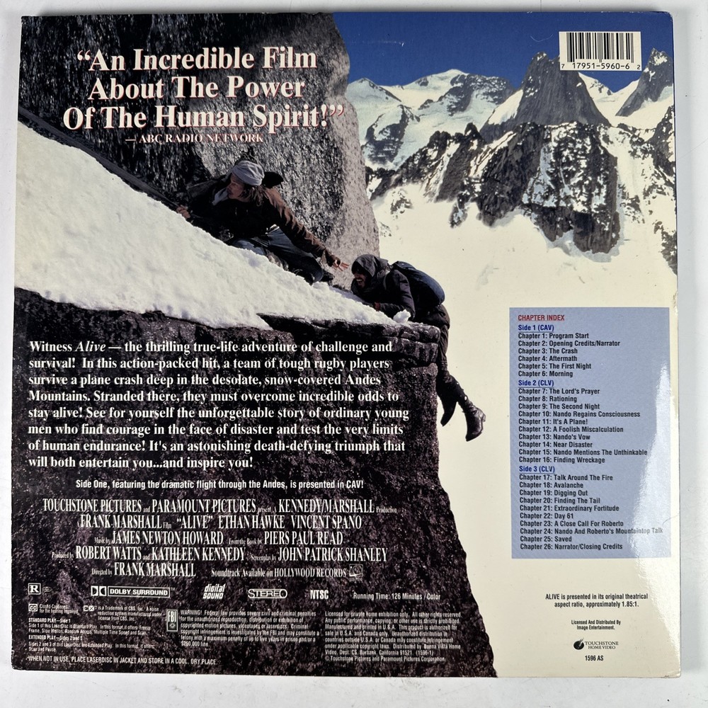 Alive LaserDisc Movie
