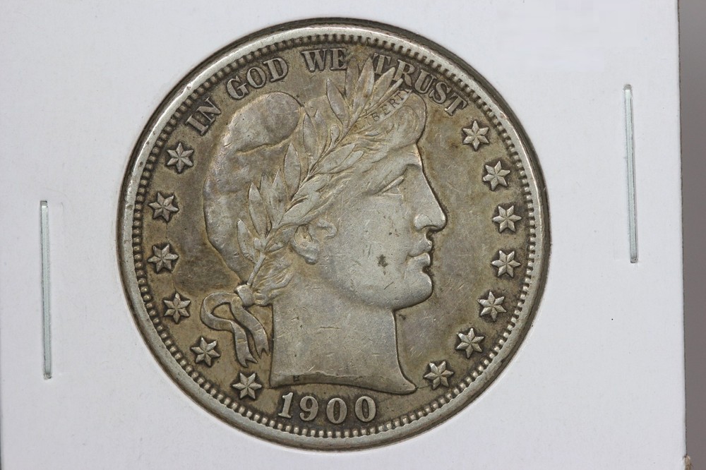 1900-S Barber Half Dollar XF+ 5VXN