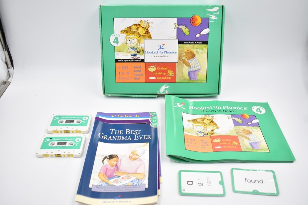 Hooked On Phonics Complete Box Set Learn To Read Level 4 Books Never Used