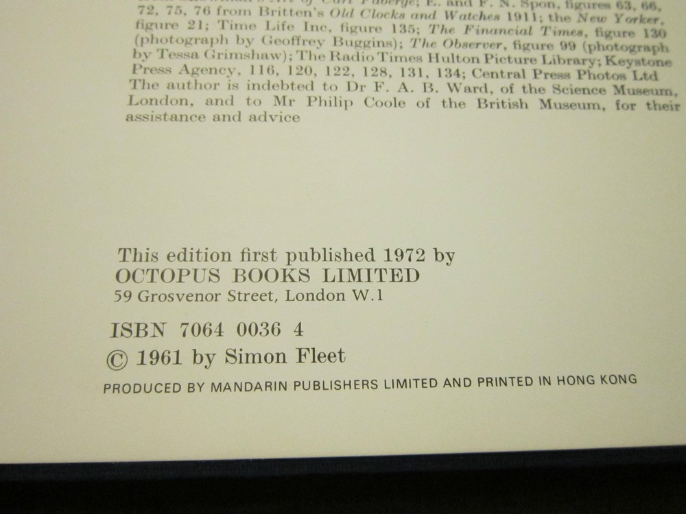 CLOCKS BY SIMON FLEET - HARDCOVER