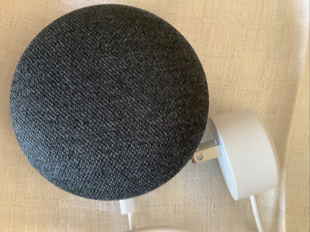 Google Home Mini Smart Speaker Charcoal/Grey Model HOA