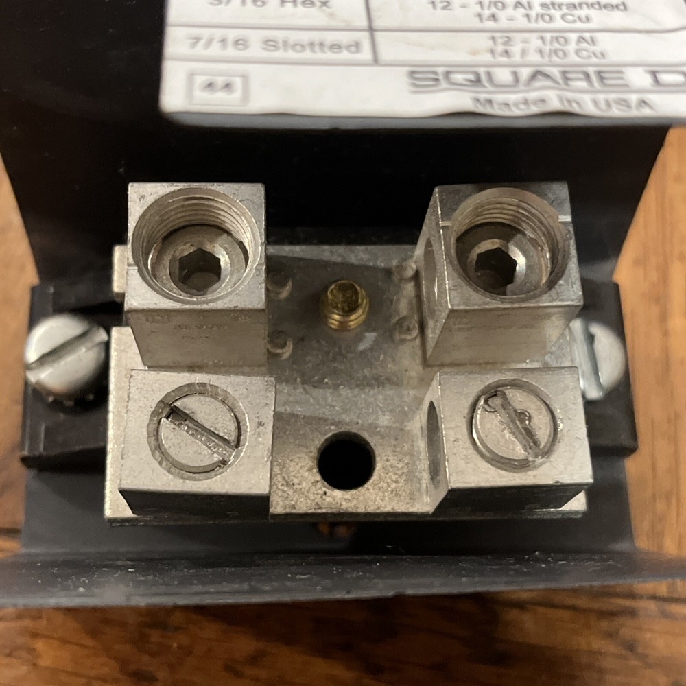 Square D Neutral Block Used SN100FA