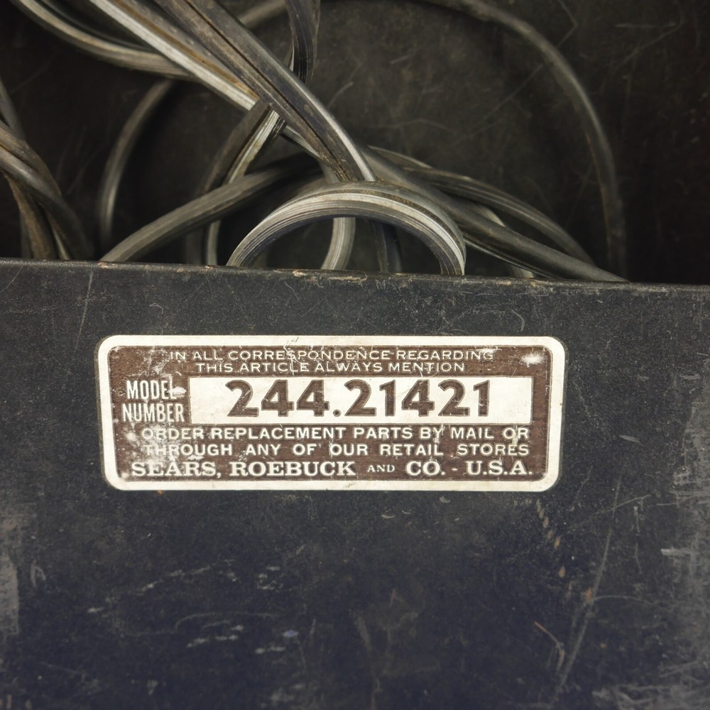 Vintage Sears Automotive Engine Analyzer 2821421 NOT TESTED 9x7"