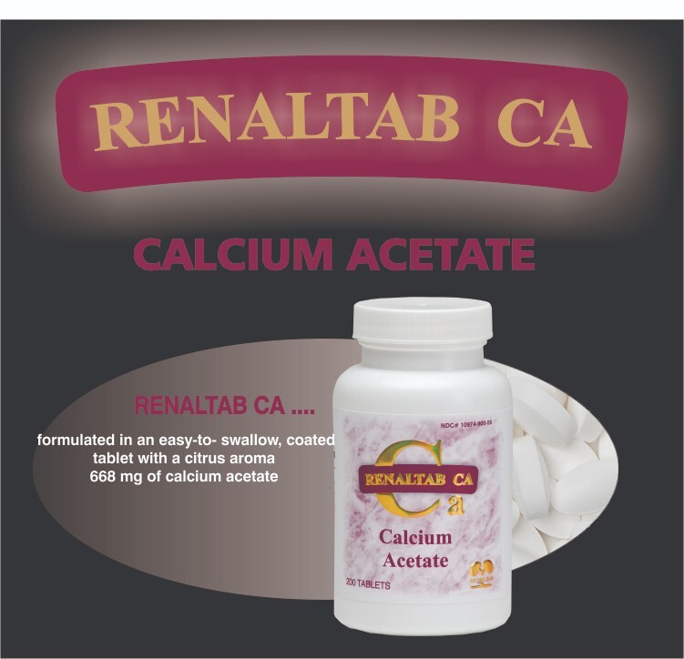 RENALTAB Ca, Calcium Acetate USP